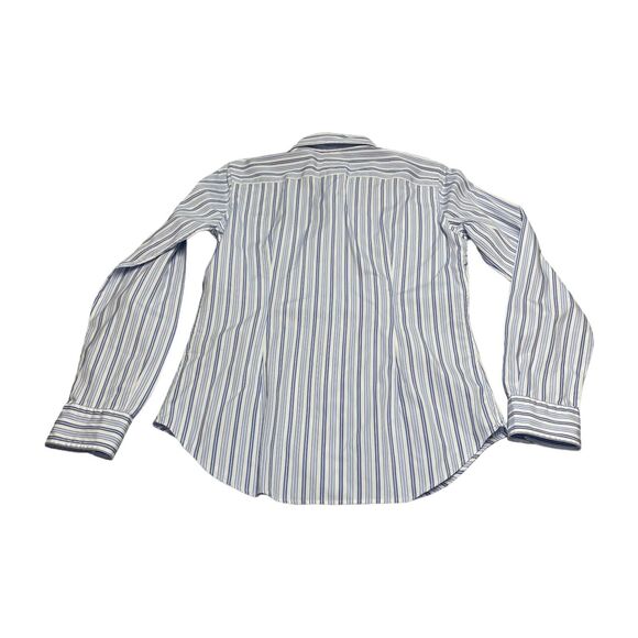 Ralph Lauren Rowing Club Boys 6 White Striped Long Sleeve Slim Fit Button Down - Picture 3 of 8